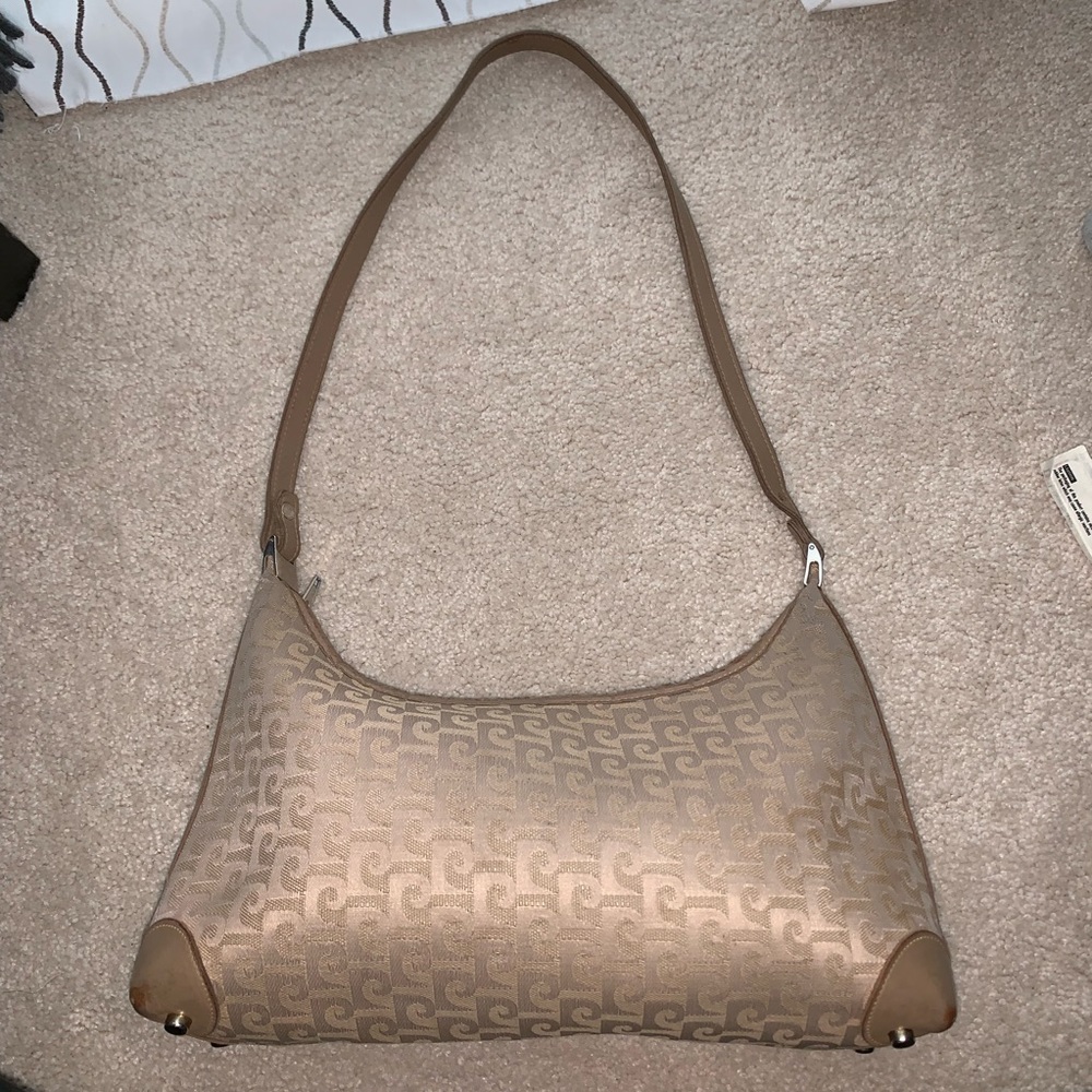 PIERRE CARDIN MONOGRAM PATTERN SMALL SHOULDER BAG